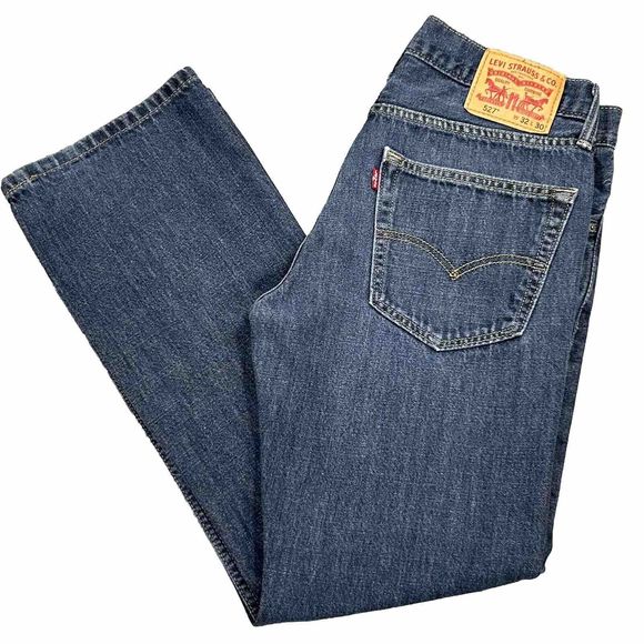 Levi's Other - Levi’s 527 Jeans Men’s 32x30 Blue Denim Medium Wash Boot Cut Measures 32x29